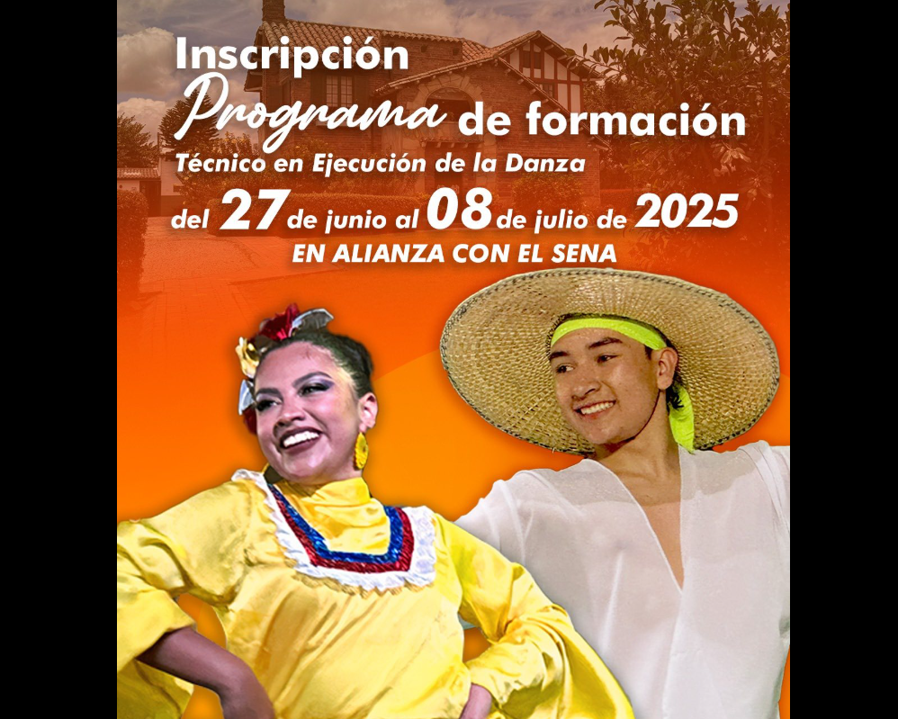 Dirección de Cultura y |SENA| abren inscripciones para |programas técnicos| en danza e |instrumentos musicales|