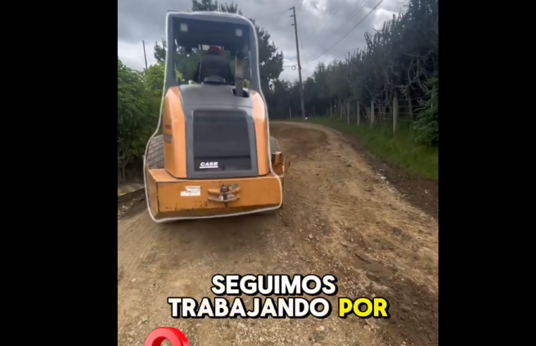 |Tabio| avanza en el mantenimiento vial pese a las |condiciones climáticas| + Video
