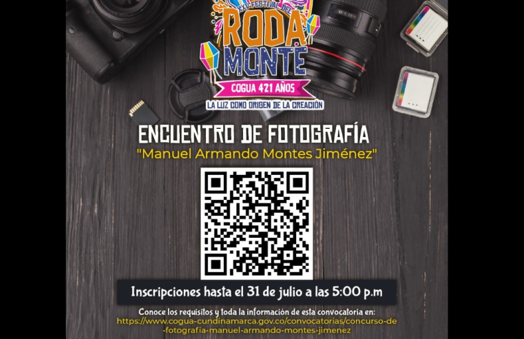 Abren inscripciones para el Encuentro de |Fotografía| “Manuel Armando Montes Jiménez” en |Cogua|