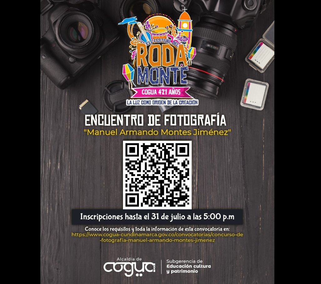 Abren inscripciones para el Encuentro de |Fotografía| “Manuel Armando Montes Jiménez” en |Cogua|