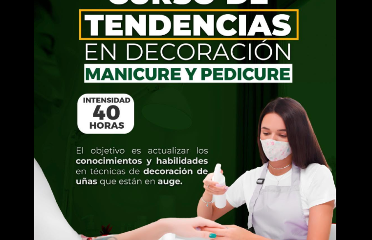 Abren inscripciones para |curso gratuito| de decoración, manicure y pedicure en |Tenjo|