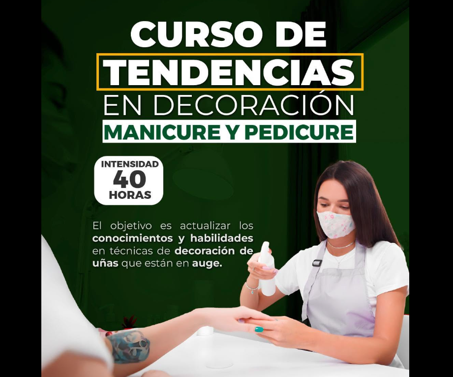 Abren inscripciones para |curso gratuito| de decoración, manicure y pedicure en |Tenjo|