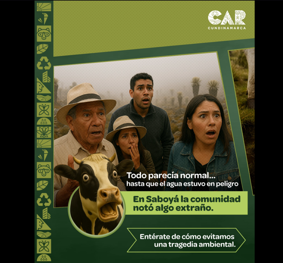 La |CAR| interviene en |Saboyá| para proteger fuente hídrica del |páramo Iguaque-Merchán|