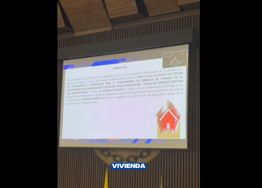 |Cundinamarca| refuerza su política de vivienda con nueva ordenanza de |enfoque social| y territorial + Video