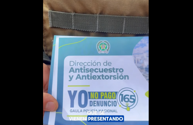 |Nemocón| fortalece la prevención contra la |extorsión| y el |secuestro| + Video