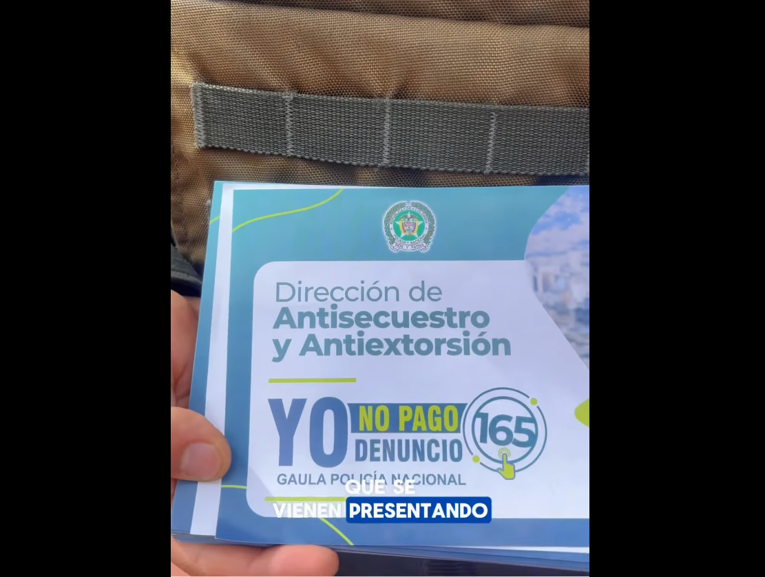 |Nemocón| fortalece la prevención contra la |extorsión| y el |secuestro| + Video