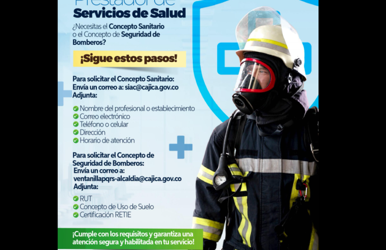 |Cajicá| recuerda los requisitos para habilitar |servicios de salud|