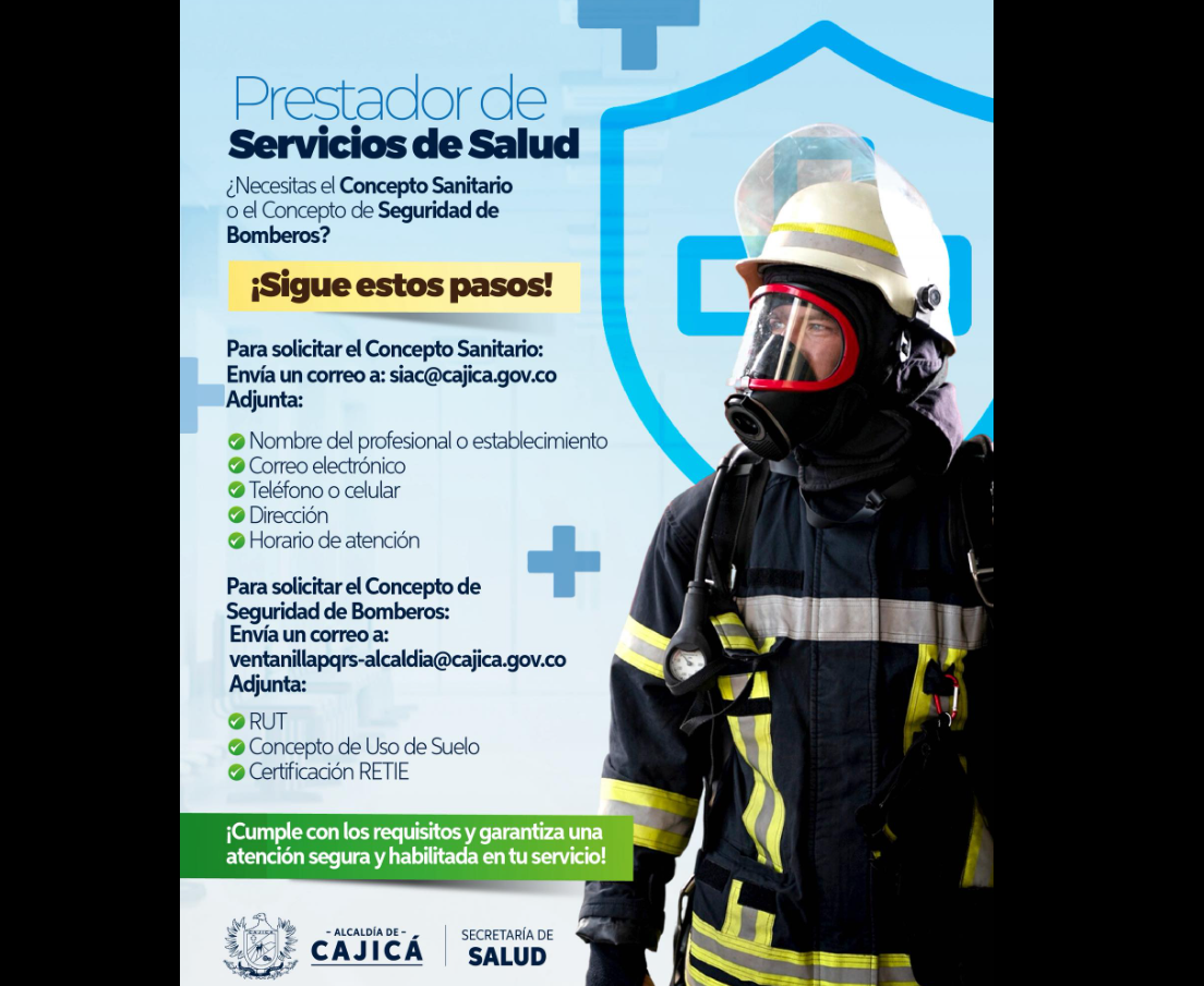 |Cajicá| recuerda los requisitos para habilitar |servicios de salud|