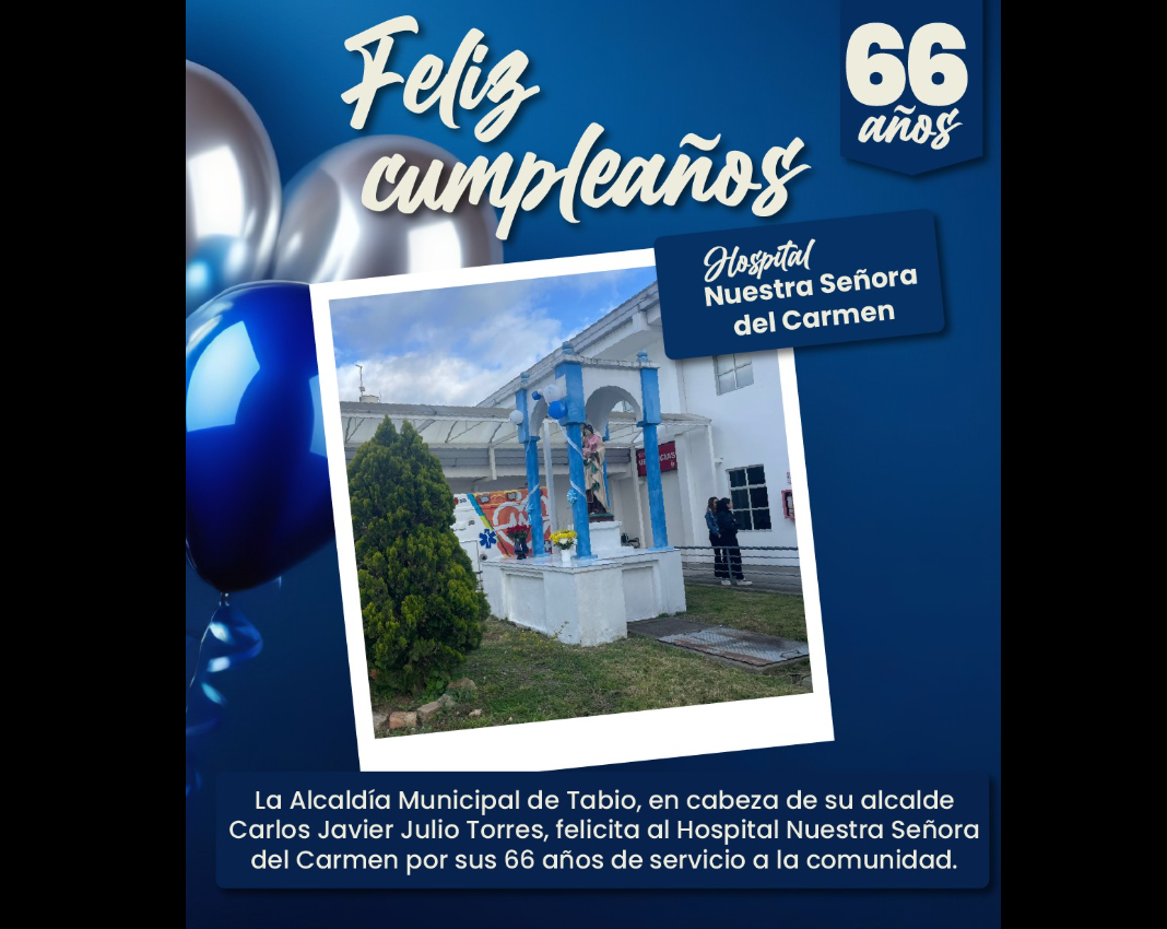|Tabio| reconoce la labor del |Hospital Nuestra Señora del Carmen| en sus más de 60 años de servicio