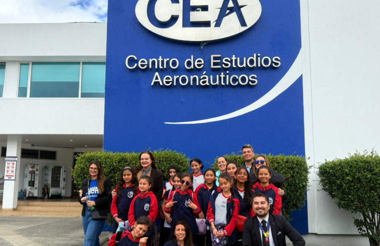Estudiantes de |Funza| vivieron una experiencia tecnológica en el |Aeropuerto El Dorado|