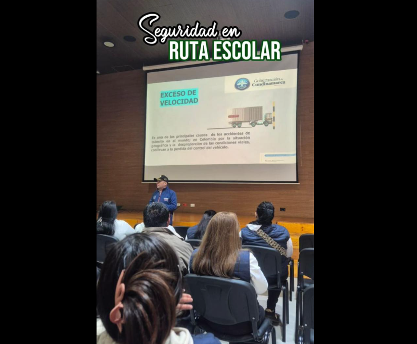 Capacitación fortalece la |seguridad| en el |transporte escolar| en |Tenjo|