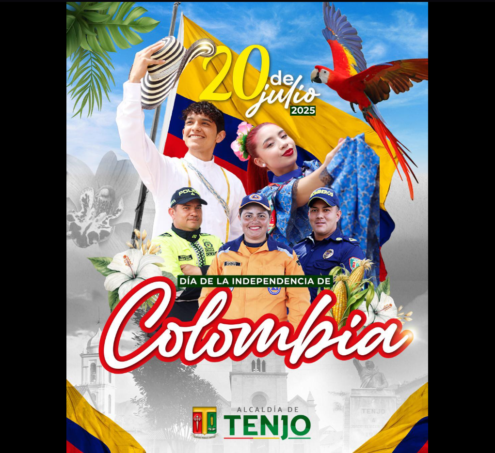 |Tenjo| conmemoró el |Día de la Independencia| con orgullo y compromiso por la paz