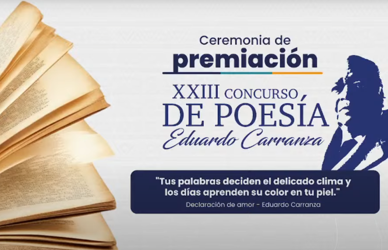 |Sopó| transmitio en vivo la premiación del XXIII Concurso de Poesía “Eduardo Carranza” + Video