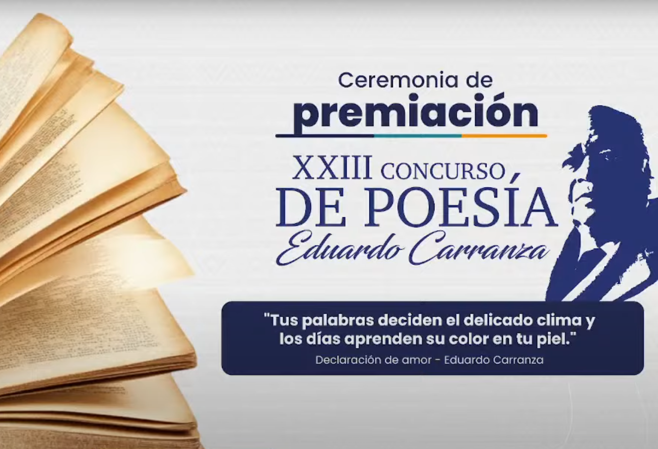 |Sopó| transmitio en vivo la premiación del XXIII Concurso de Poesía “Eduardo Carranza” + Video