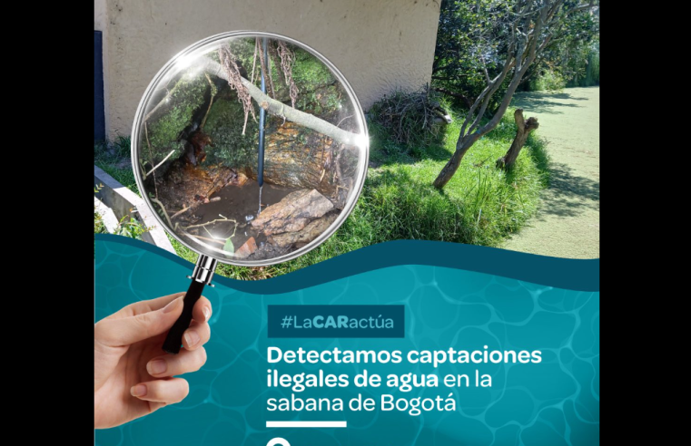 La |CAR| detecta captación ilegal de agua en quebradas y humedales de |Sopó| y |Chía|