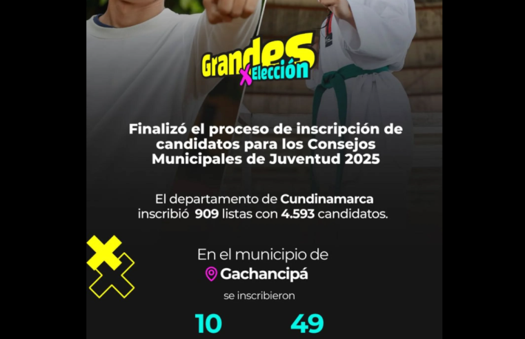 Juventud de |Gachancipá| se moviliza para conformar el |Consejo Municipal 2025|