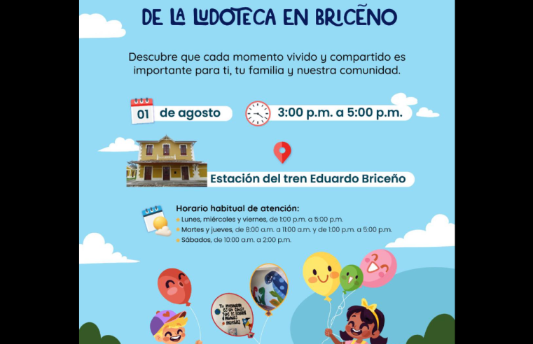 |Sopó| inaugura Ludoteca en Briceño como espacio para el juego y la |convivencia familiar|