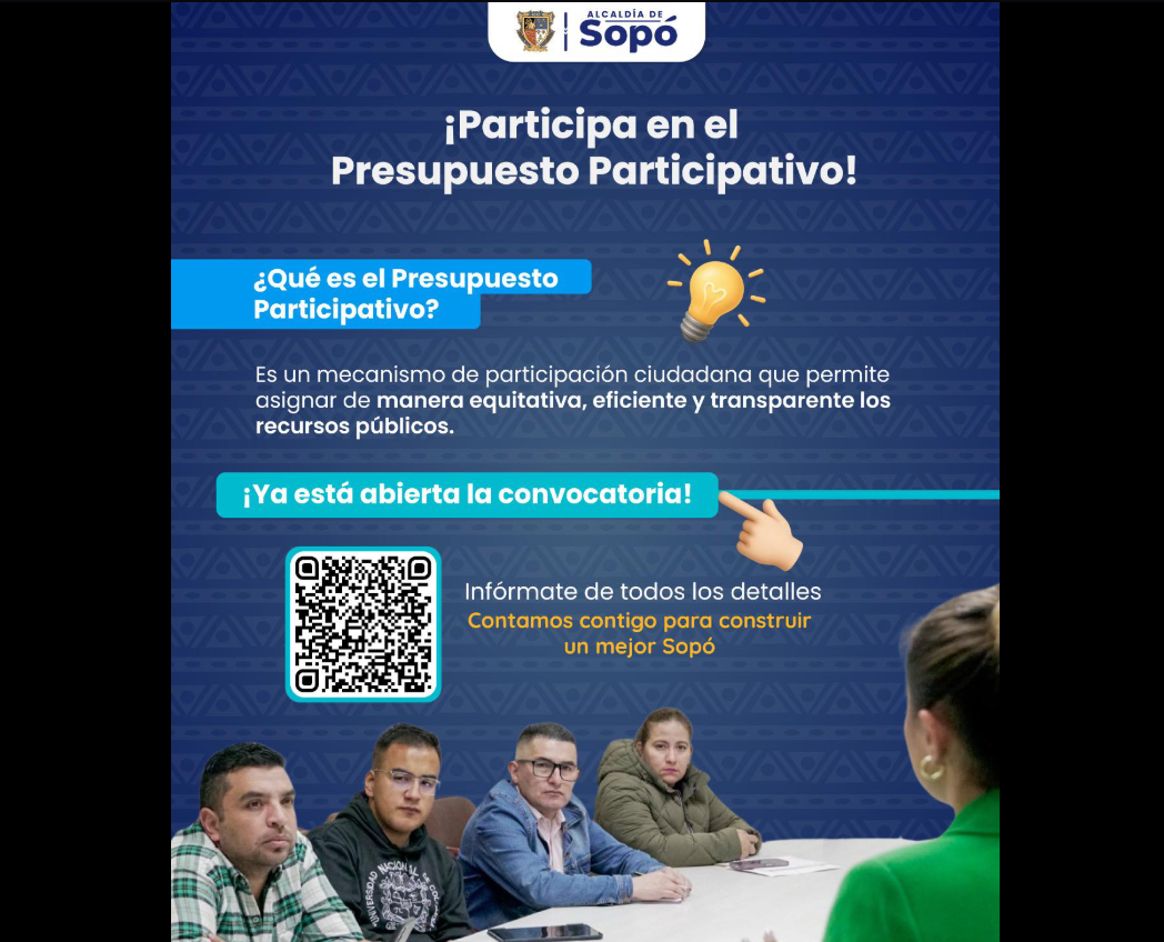 |Sopó| abre convocatoria para el |Presupuesto Participativo 2025|