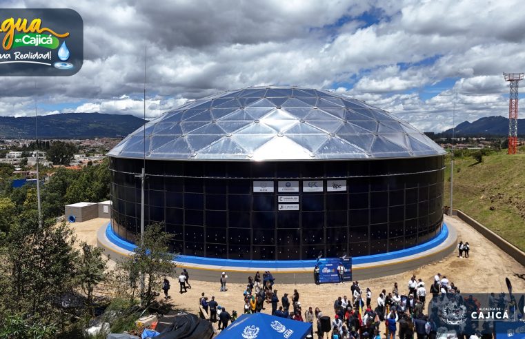 |Cajicá| pone en marcha su primer tanque de compensación de 10.000 m³ para fortalecer el |abastecimiento de agua|