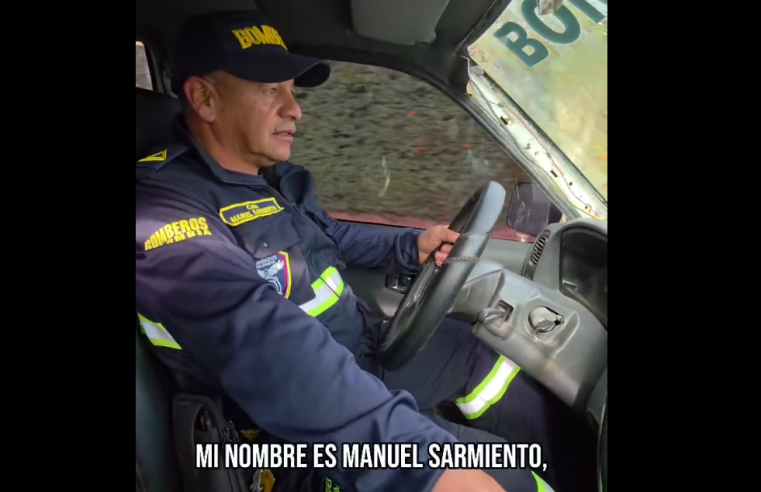 Cabo Manuel Sarmiento, un |héroe| que inspira desde el |Cuerpo de Bomberos| de |Tenjo| + Video