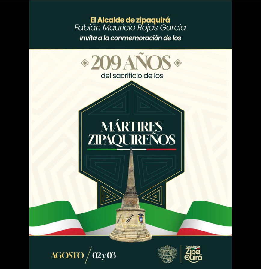 |Zipaquirá| conmemora los 209 años de los |Mártires Zipaquireños|