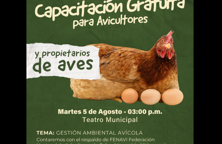 Capacitación en |Gestión Ambiental| Avícola para avicultores de |Nemocón|