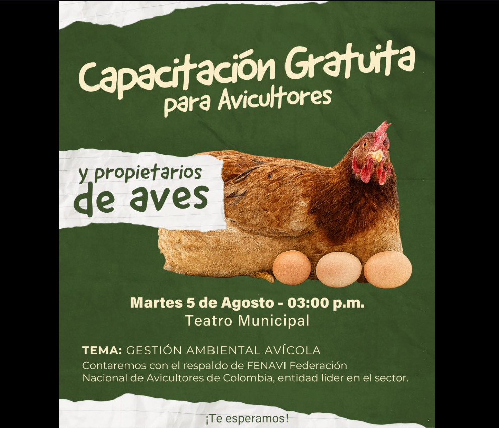 Capacitación en |Gestión Ambiental| Avícola para avicultores de |Nemocón|