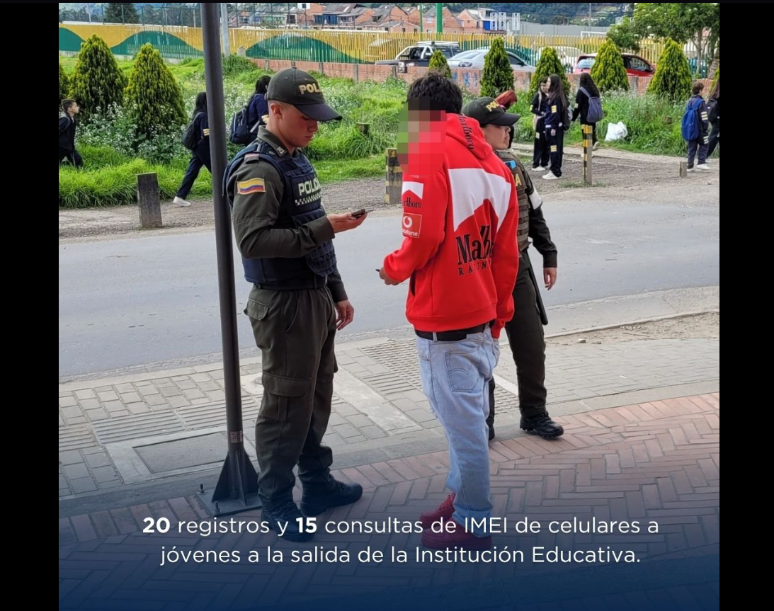 Autoridades refuerzan control en |entornos escolares| de |Tocancipá|
