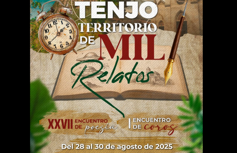 |Tenjo| celebrará el |XXVII Encuentro de Poesía| y el |I Encuentro de Coros| en agosto de 2025