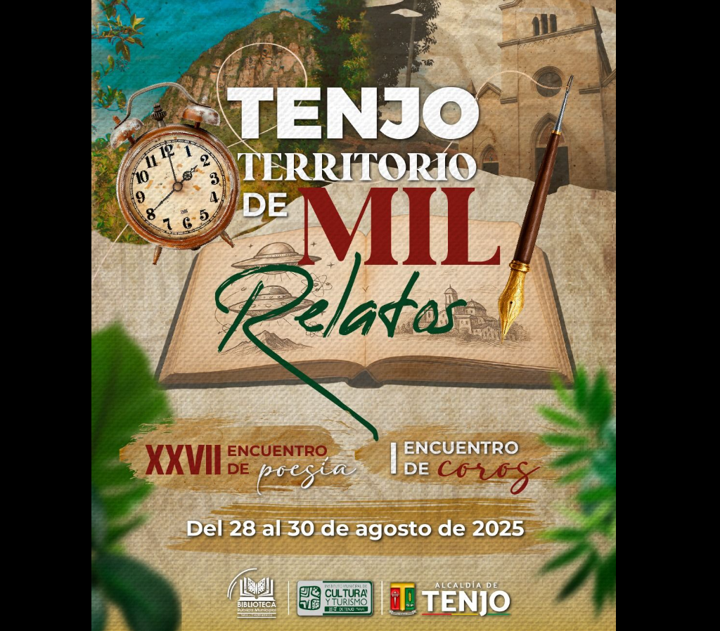 |Tenjo| celebrará el |XXVII Encuentro de Poesía| y el |I Encuentro de Coros| en agosto de 2025