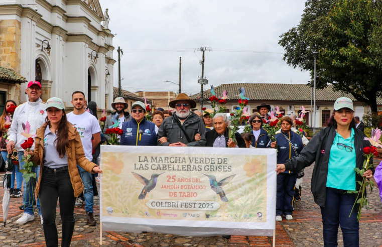 |Jardín Botánico| de |Tabio| celebra 25 años con el |Colibrí Fest| y la ‘Marcha Verde de las Cabelleras Grises’