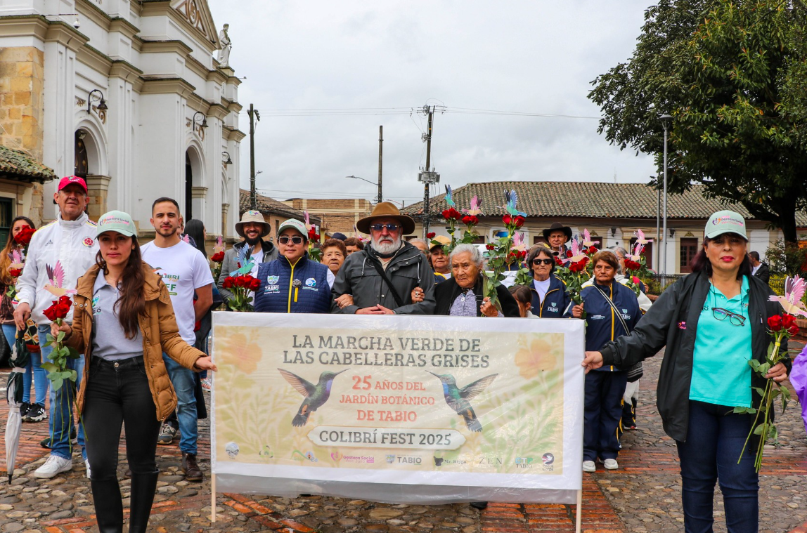 |Jardín Botánico| de |Tabio| celebra 25 años con el |Colibrí Fest| y la ‘Marcha Verde de las Cabelleras Grises’