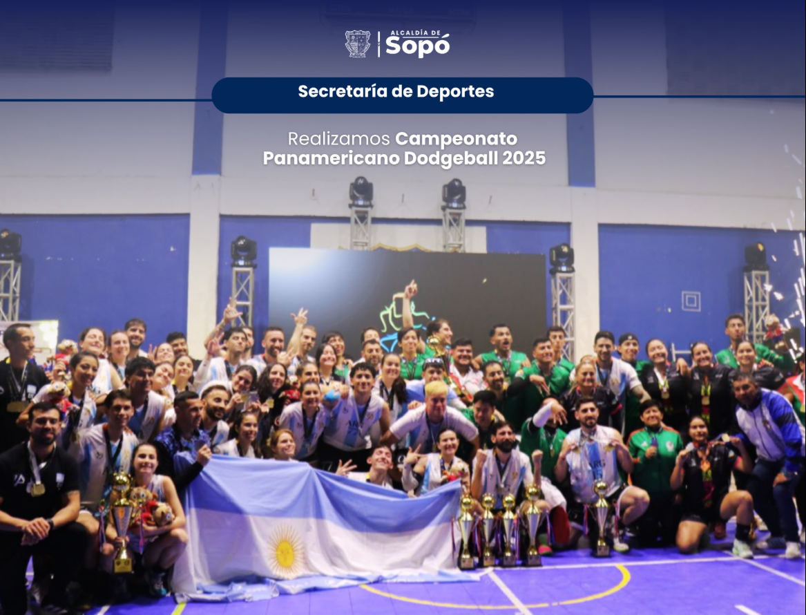 |Sopó| fue sede de la final del 2° |Panamericano de Dodgeball|