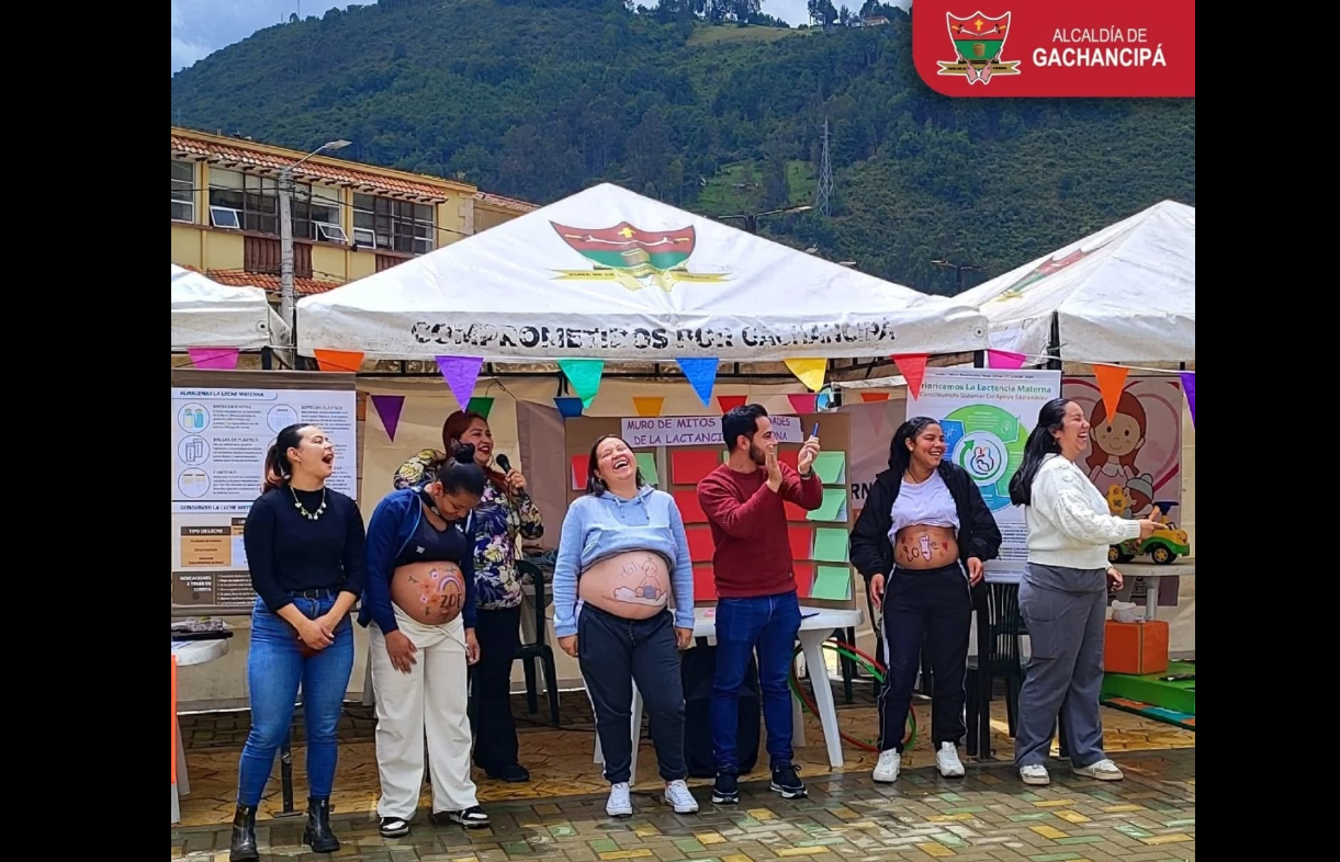 |Gachancipá| conmemoró la |Semana Mundial de la Lactancia Materna| con jornada integral de |salud|