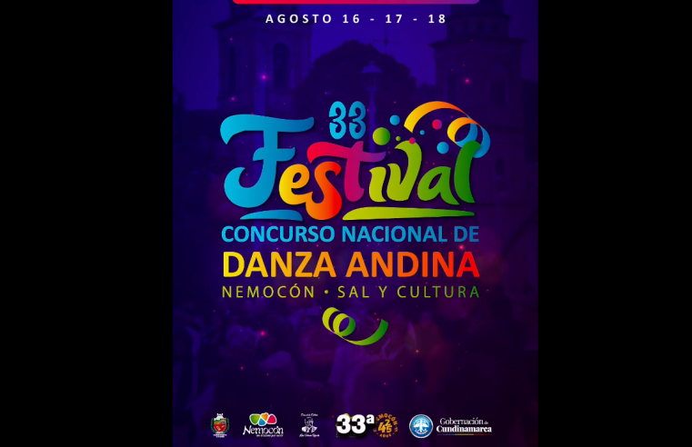 |Nemocón| se alista para el |33° Festival Concurso Nacional de Danza Andina|