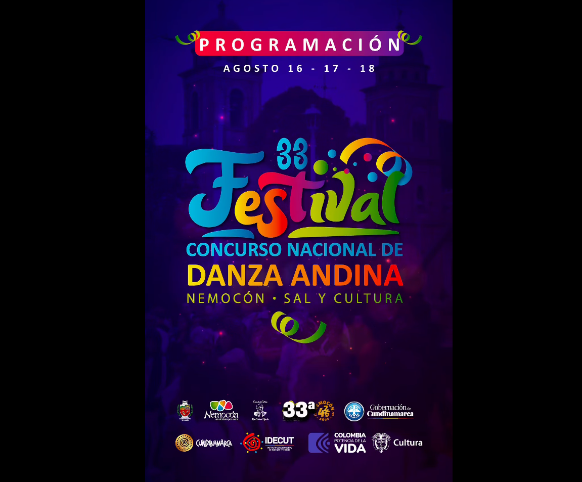 |Nemocón| se alista para el |33° Festival Concurso Nacional de Danza Andina|