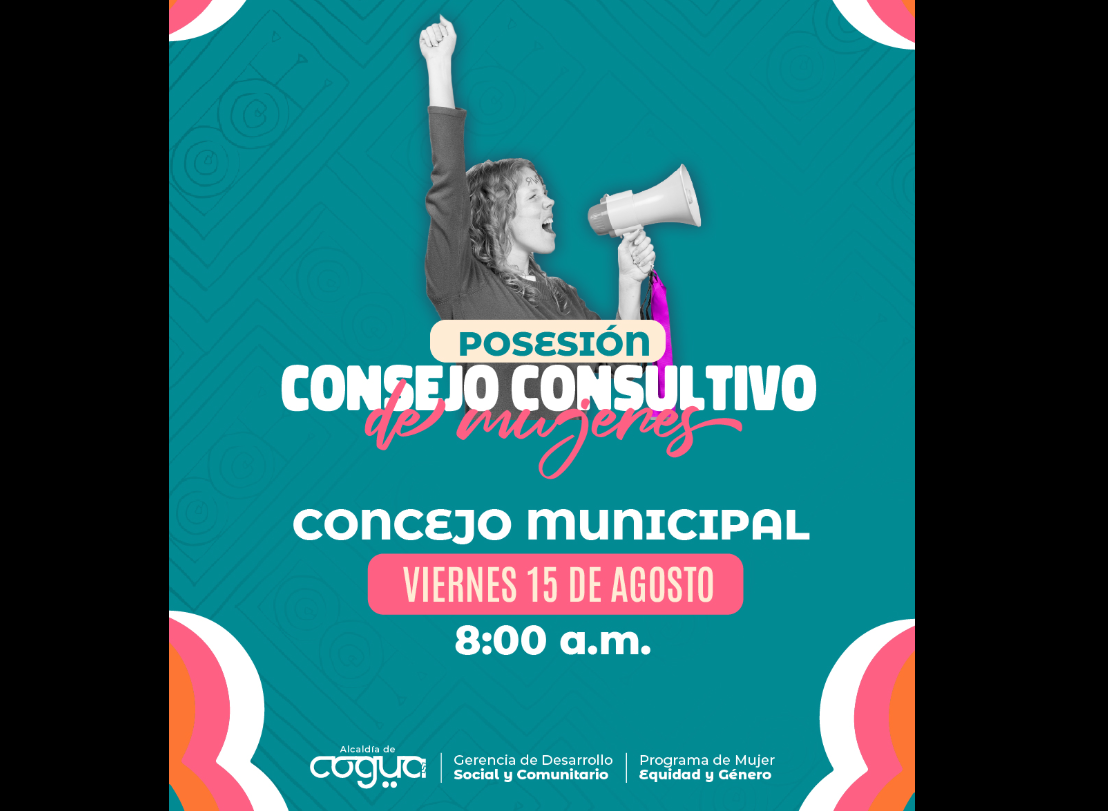 |Cogua| realizará posesión del |Consejo Consultivo de Mujeres|