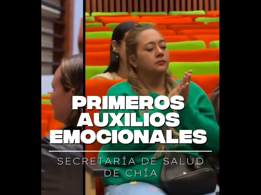|Chía| fortalece la atención a víctimas de trata y |abuso sexual| con capacitación en primeros |auxilios psicológicos| + Video