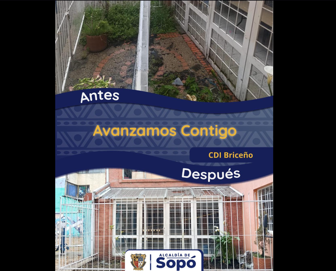 |Sopó| realizó mantenimiento en el |Centro de Desarrollo Infantil| de |Briceño|