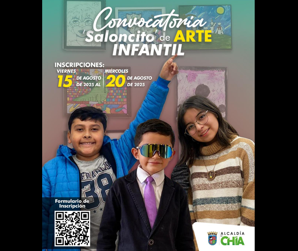 |Chía| abrió convocatoria para el |Saloncito de Arte Infantil|