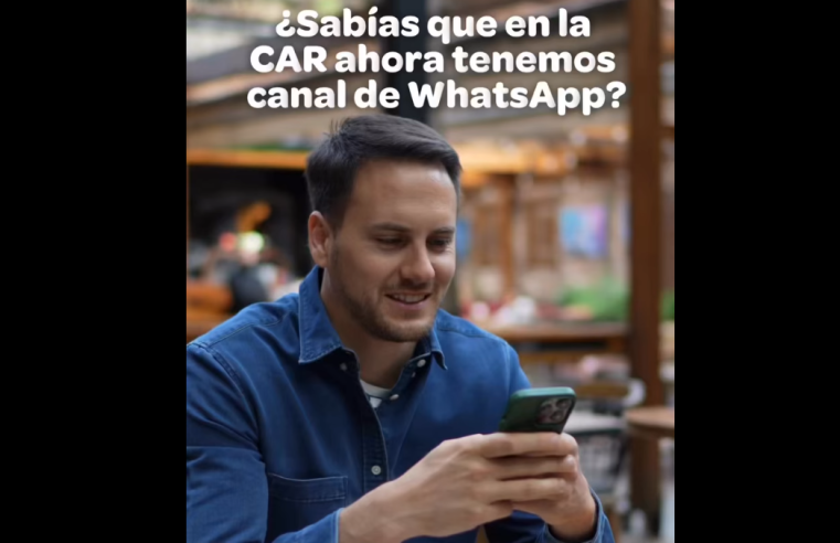 Canal de |WhatsApp| facilita el acceso a noticias y actividades de la |CAR| + Video