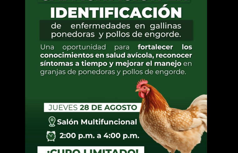 |Capacitación| en identificación de enfermedades en |aves de corral| en el municipio de |Tenjo|