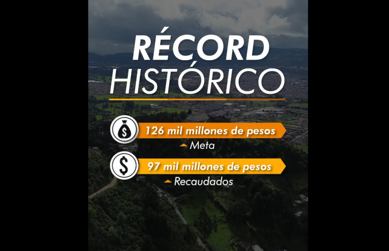 |Chía| alcanza un 77% de recaudo predial tras |actualización catastral| + Video