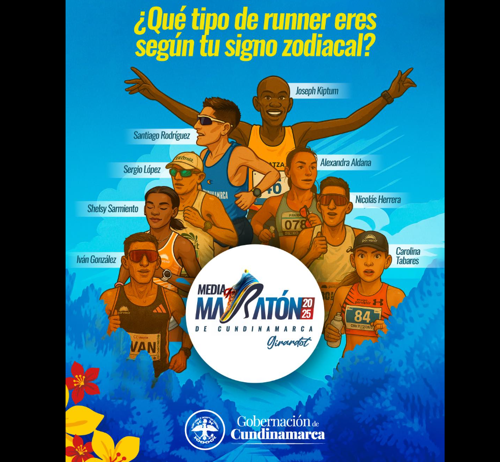 Invitan a corredores a inscribirse en la |Media Maratón| de |Cundinamarca|