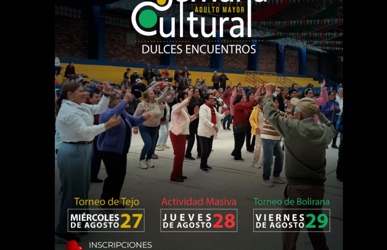 |Nemocón| celebrará la |Semana Cultural| “Dulces Encuentros” para |adultos mayores|