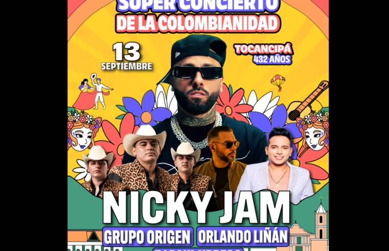 |Tocancipá| se alista para el Súper Concierto del |XXV Festival de la Colombianidad|