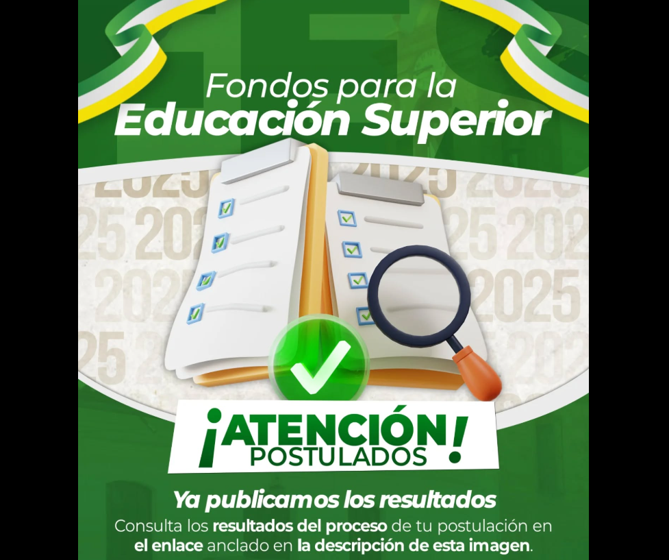|Gachancipá| publica resultados de |beneficiarios de Matrícula| y Sostenimiento 2025-2