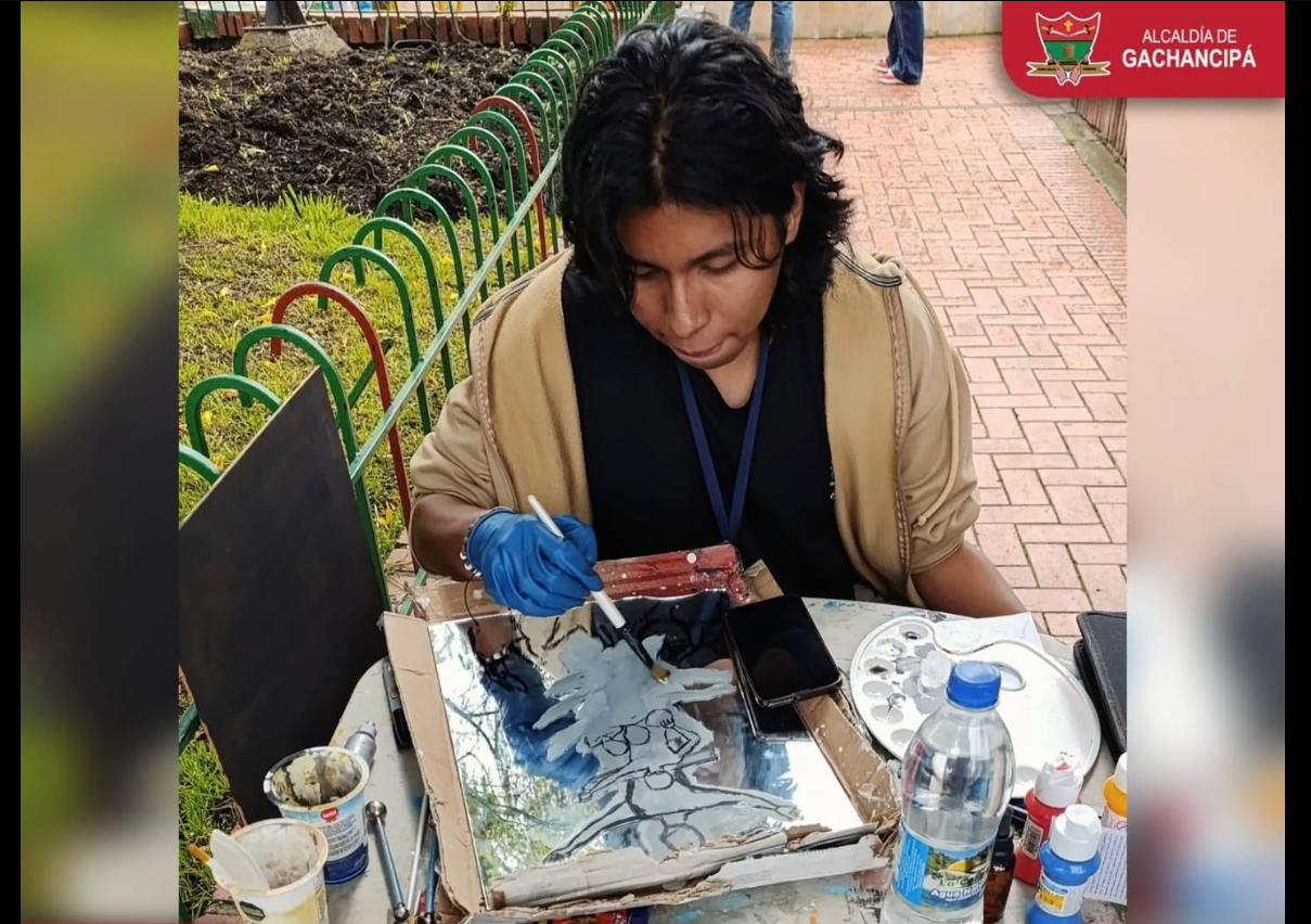 Escuela de |Artes Plásticas| de |Gachancipá| brilló en el |IX Encuentro de Arte al Parque| en |Cogua|