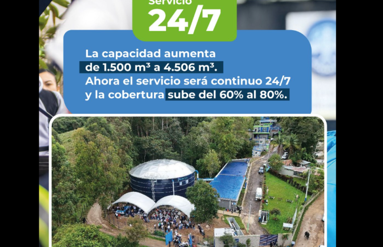 Nuevo tanque de compensación en |Fusagasugá| mejora el suministro de |agua| para más de 69 mil habitantes