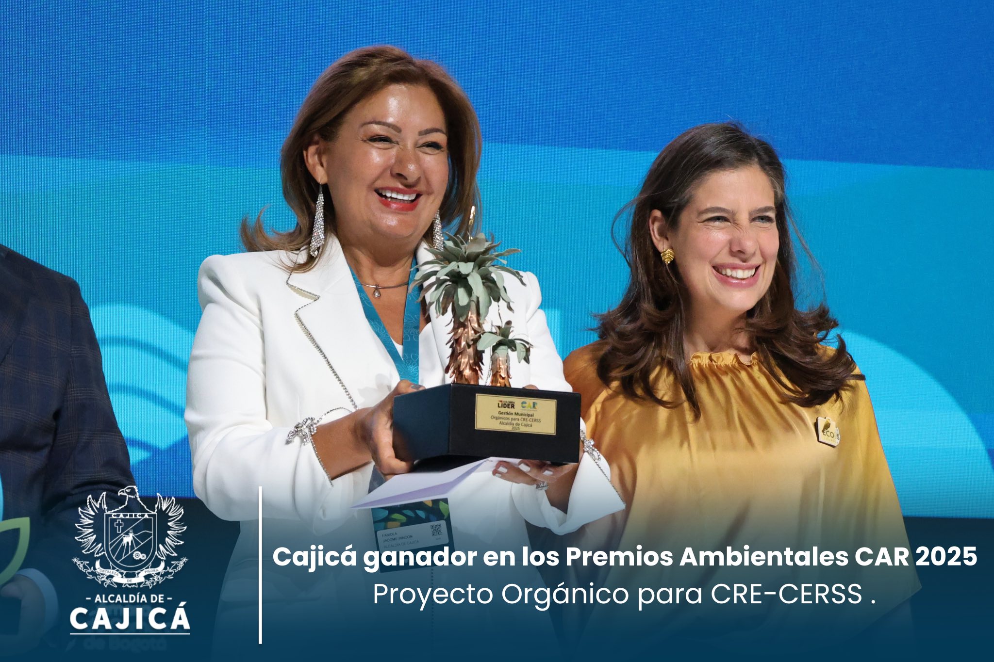 |Cajicá| recibe reconocimiento internacional por |proyecto ambiental| innovador